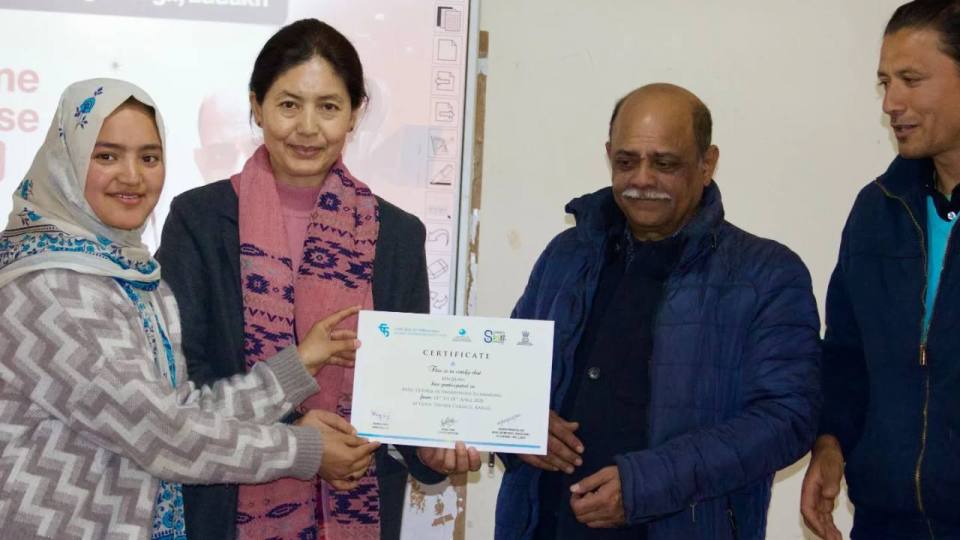 GDC Kargil organised Valedictory Function of 6-Day Basic Smartphone Filmmaking Course after  Successfull Conclusion:
