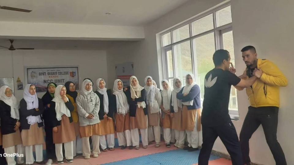 Self-defense Workshop for female students concludes at GDC Kargil