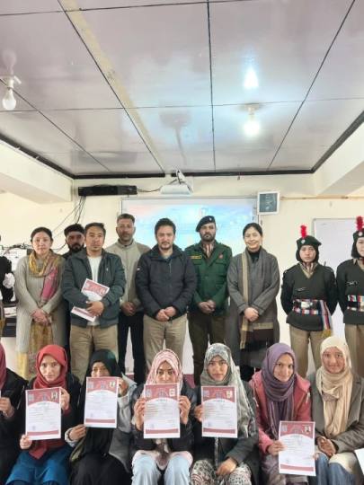 The NCC Wing of Government Degree College (GDC) Kargil successfully celebrated its 2nd NCC Convocation and felicitation ceremony on 24th March 2026