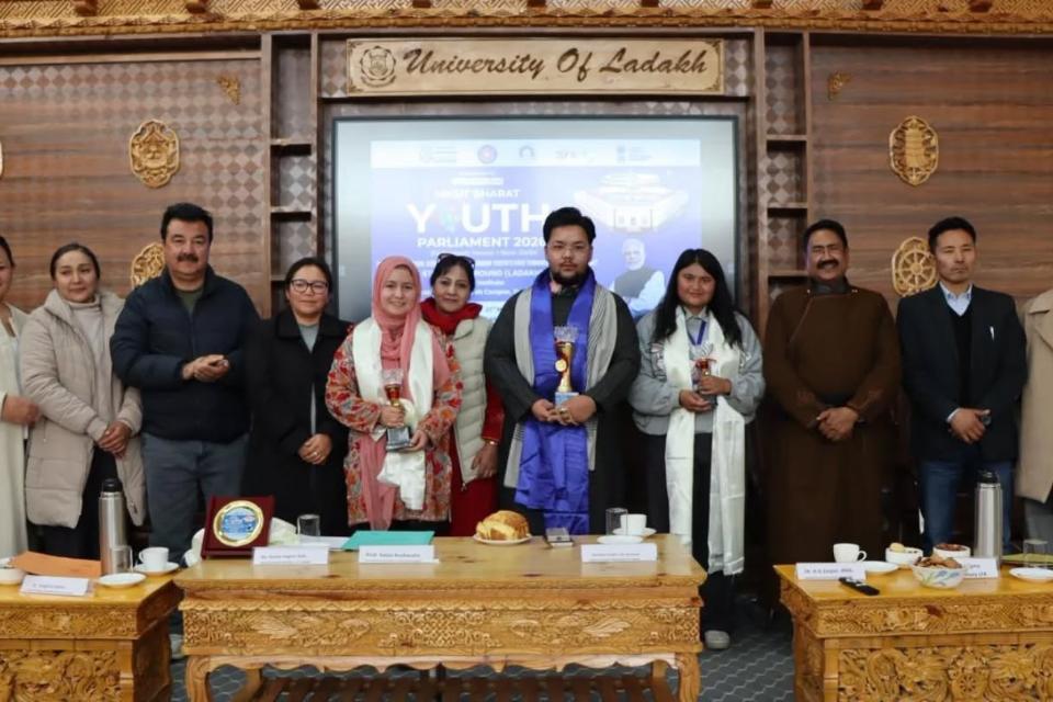 GDC Kargil Shines at State Level Speech Competition* *“VIKSIT BHARAT YOUTH PARLIAMENT- 2026”